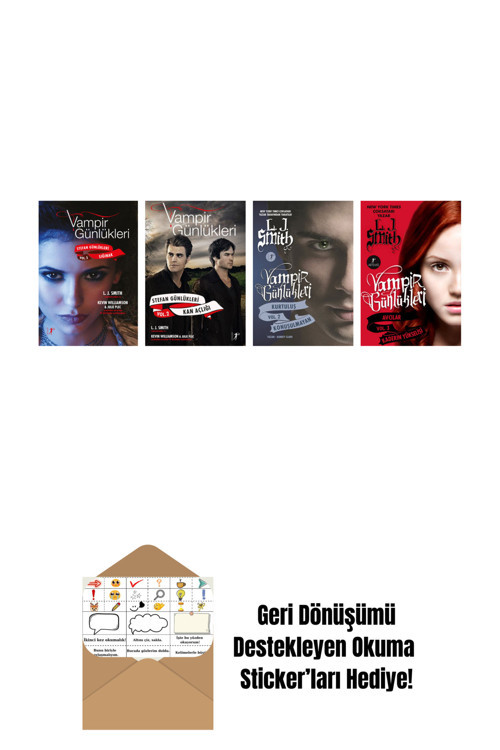 Artemis Yayınları L. J. Smith 4 Kitap Set + Okuma Sticker'Ları
