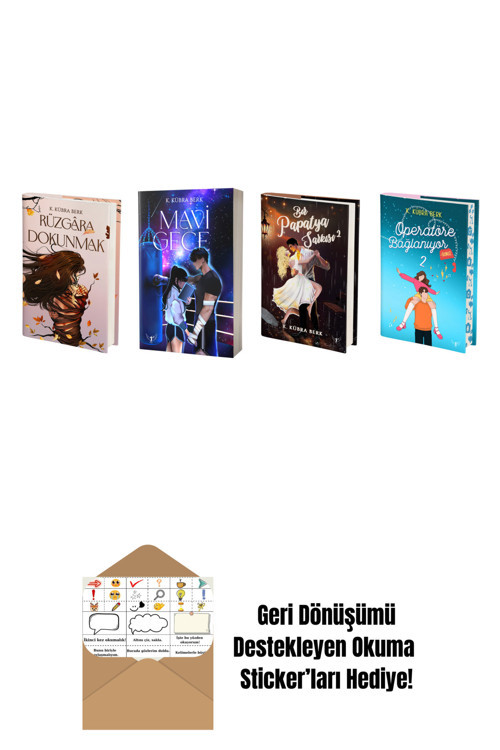 Artemis Yayınları K. Kübra Berk 4 Kitap Set + Okuma Sticker'Ları