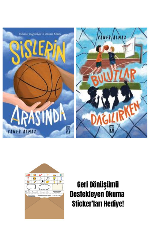 Timaş Yayınları Caner Almaz 2 Kitap Seti + Okuma Sticker'Ları