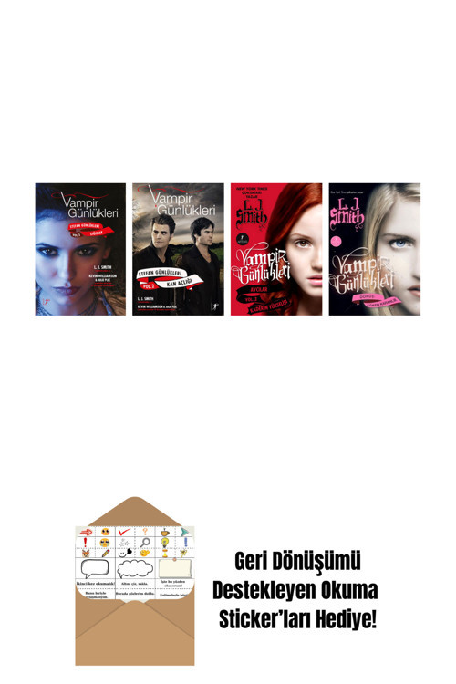 Artemis Yayınları L. J. Smith 4 Kitap Set + Okuma Sticker'Ları