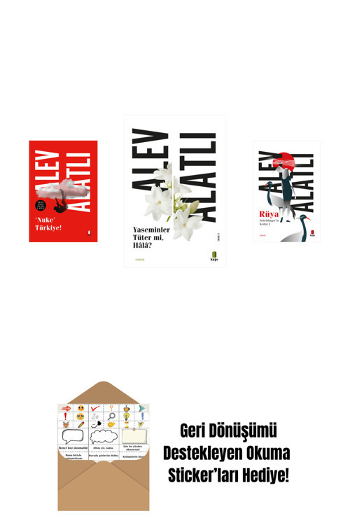Everest Yayınları Nuke Türkiye + Yaseminler Tüter Mi Hâlâ? + Schrödinger’İn Kedisi 2 - Rüya + Okuma Sticker'Ları