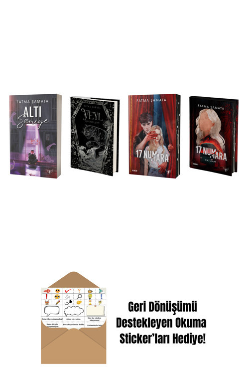 Artemis Yayınları Fatma Şamata 4 Kitap Set + Okuma Sticker'Ları