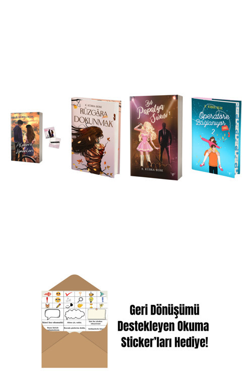 Artemis Yayınları K. Kübra Berk 4 Kitap Set + Okuma Sticker'Ları