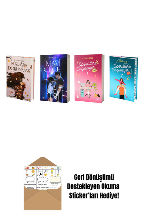 Artemis Yayınları K. Kübra Berk 4 Kitap Set + Okuma Sticker'Ları