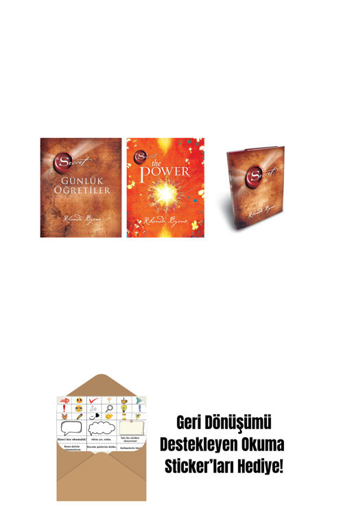 Artemis Yayınları Rhonda Byrne 3 Kitap Set + Okuma Sticker'Ları