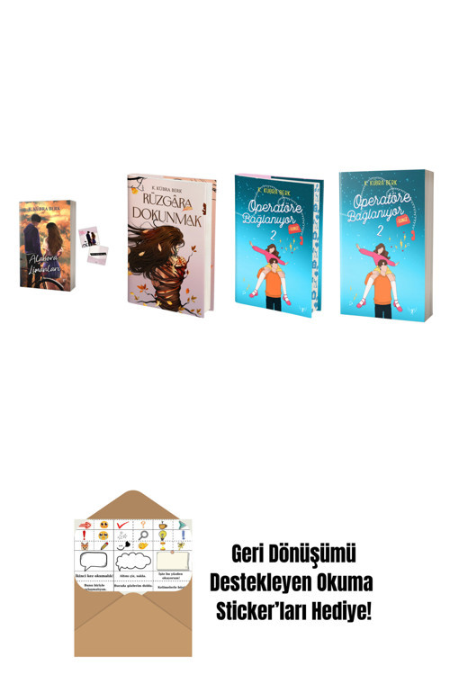 Artemis Yayınları K. Kübra Berk 4 Kitap Set + Okuma Sticker'Ları