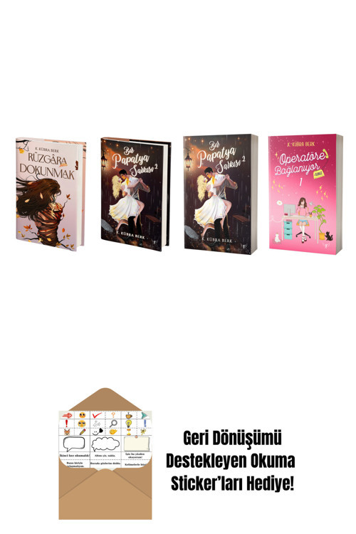 Artemis Yayınları K. Kübra Berk 4 Kitap Set + Okuma Sticker'Ları