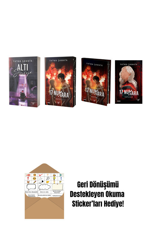 Artemis Yayınları Fatma Şamata 4 Kitap Set + Okuma Sticker'Ları