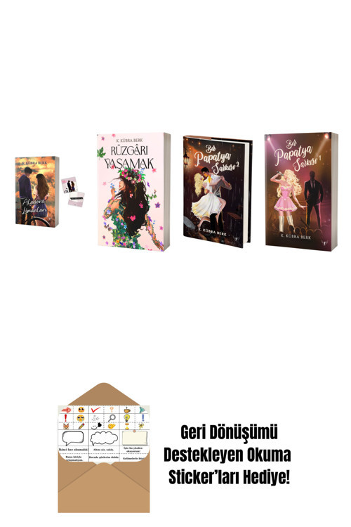 Artemis Yayınları K. Kübra Berk 4 Kitap Set + Okuma Sticker'Ları