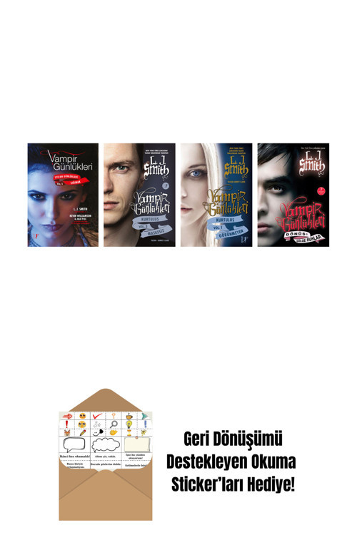 Artemis Yayınları L. J. Smith 4 Kitap Set + Okuma Sticker'Ları