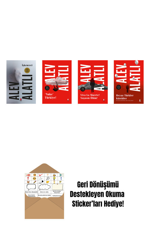 Everest Yayınları Alev Alatlı 4 Kitap Set + Okuma Sticker'Ları