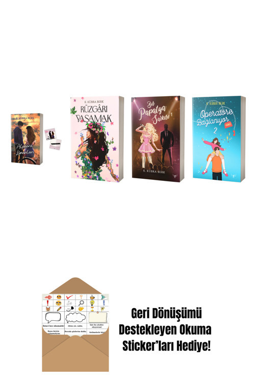 Artemis Yayınları K. Kübra Berk 4 Kitap Set + Okuma Sticker'Ları