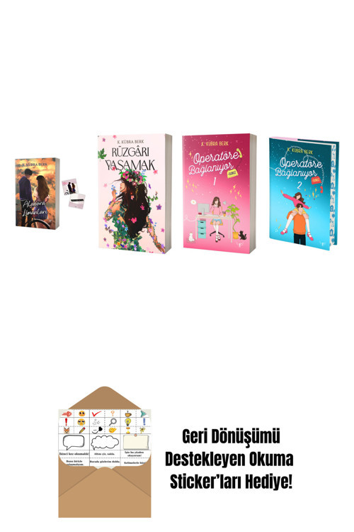 Artemis Yayınları K. Kübra Berk 4 Kitap Set + Okuma Sticker'Ları