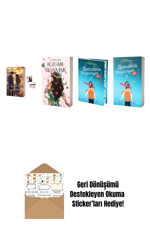 Artemis Yayınları K. Kübra Berk 4 Kitap Set + Okuma Sticker'Ları