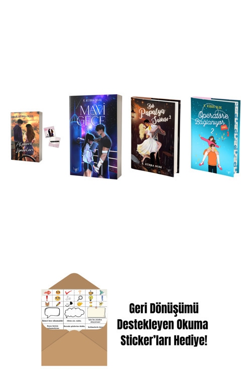Artemis Yayınları K. Kübra Berk 4 Kitap Set + Okuma Sticker'Ları