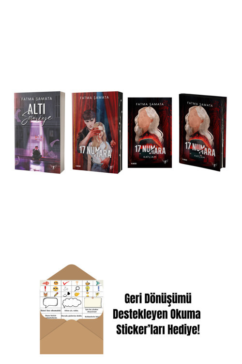 Artemis Yayınları Fatma Şamata 4 Kitap Set + Okuma Sticker'Ları