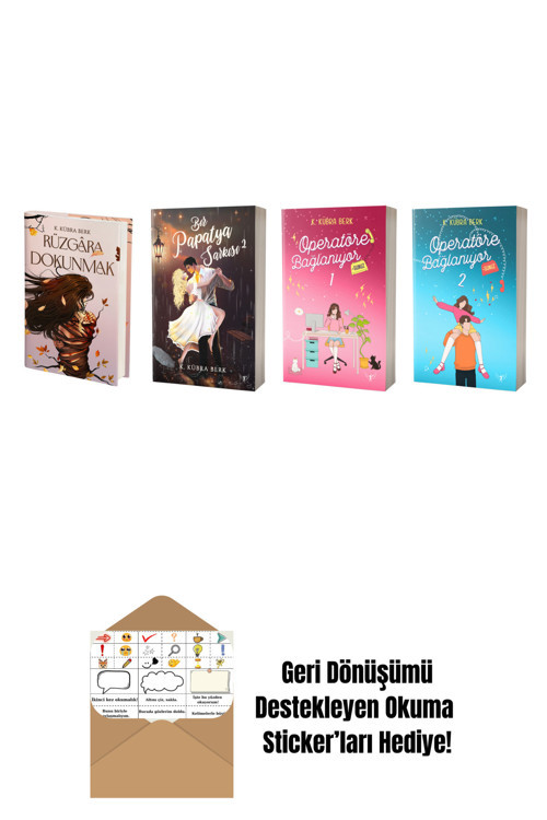 Artemis Yayınları K. Kübra Berk 4 Kitap Set + Okuma Sticker'Ları