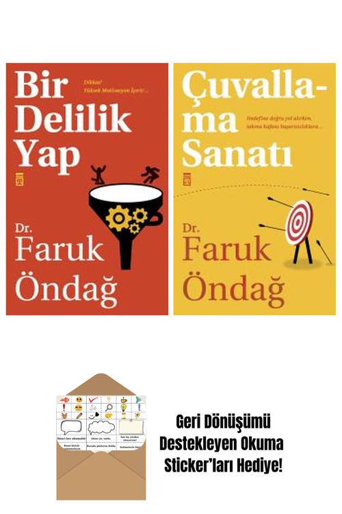 Timaş Yayınları Faruk Öndağ 2 Kitap Seti + Okuma Sticker'Ları