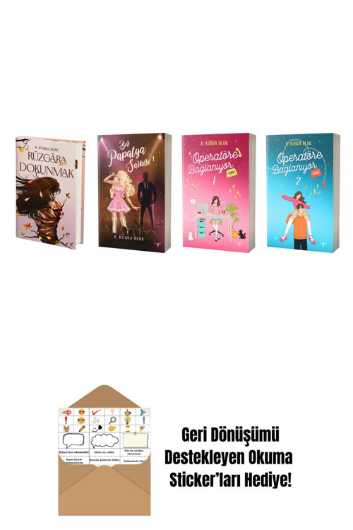 Artemis Yayınları K. Kübra Berk 4 Kitap Set + Okuma Sticker'Ları