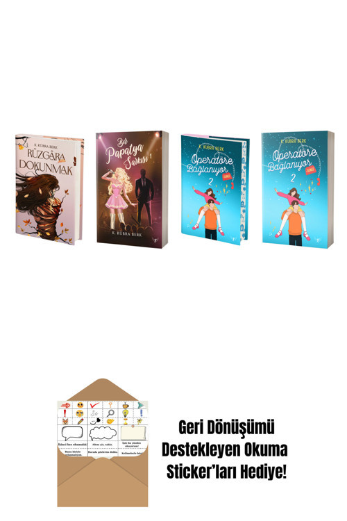 Artemis Yayınları K. Kübra Berk 4 Kitap Set + Okuma Sticker'Ları