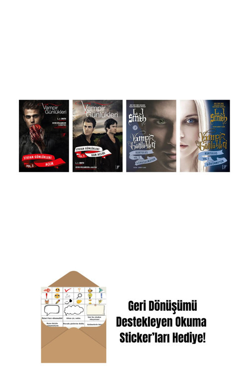 Artemis Yayınları L. J. Smith 4 Kitap Set + Okuma Sticker'Ları
