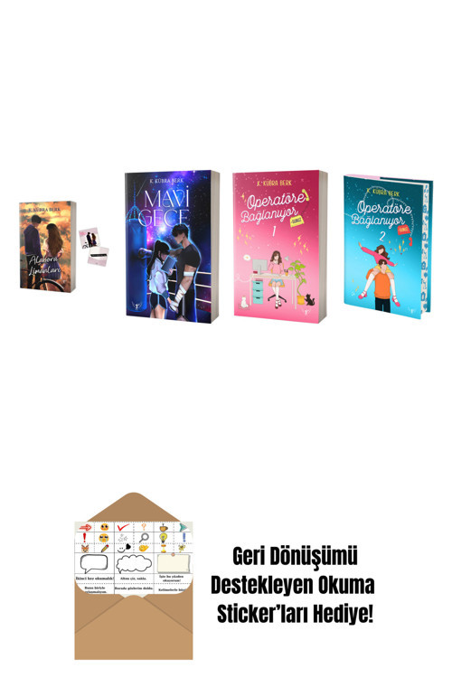 Artemis Yayınları K. Kübra Berk 4 Kitap Set + Okuma Sticker'Ları