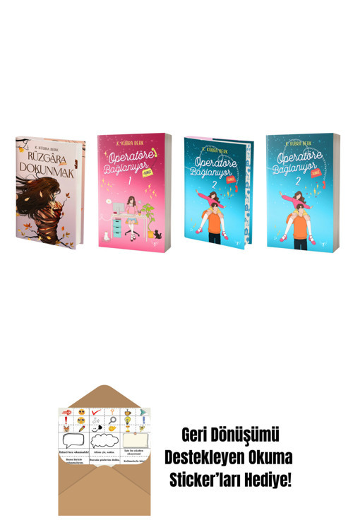 Artemis Yayınları K. Kübra Berk 4 Kitap Set + Okuma Sticker'Ları