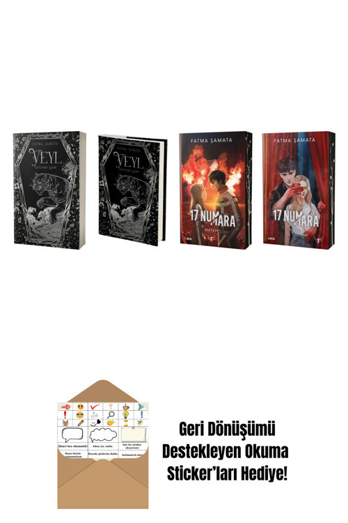 Artemis Yayınları Fatma Şamata 4 Kitap Set + Okuma Sticker'Ları