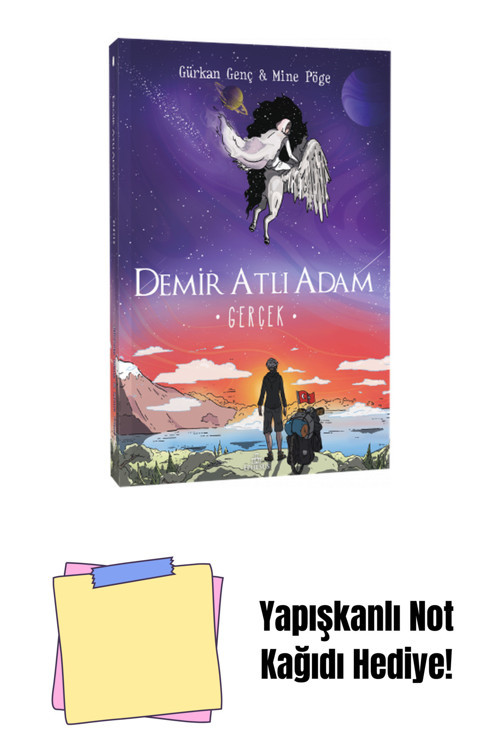 Ephesus Yayınları Demir Atlı Adam - 4 Gerçek, Ciltsiz + Yapışkanlı Not Kağıdı