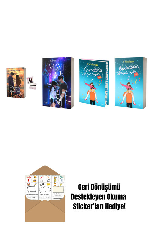 Artemis Yayınları K. Kübra Berk 4 Kitap Set + Okuma Sticker'Ları