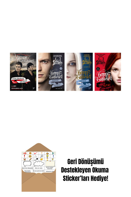 Artemis Yayınları L. J. Smith 4 Kitap Set + Okuma Sticker'Ları