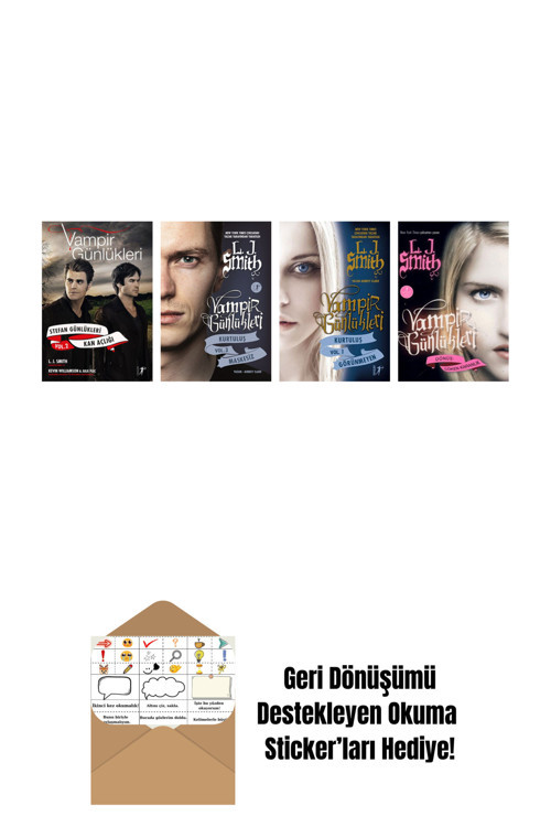 Artemis Yayınları L. J. Smith 4 Kitap Set + Okuma Sticker'Ları