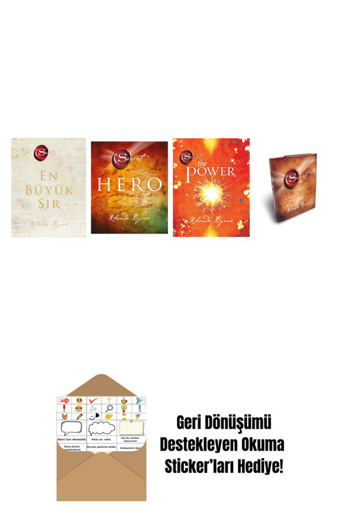 Artemis Yayınları Rhonda Byrne 4 Kitap Set + Okuma Sticker'Ları