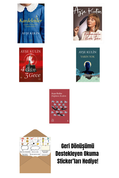 Everest Yayınları Ayşe Kulin 5 Kitap Set + Okuma Sticker'Ları