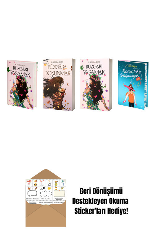 Artemis Yayınları K. Kübra Berk 4 Kitap Set + Okuma Sticker'Ları