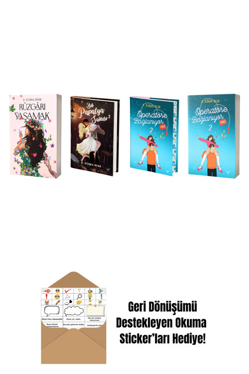 Artemis Yayınları K. Kübra Berk 4 Kitap Set + Okuma Sticker'Ları