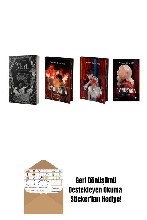 Artemis Yayınları Fatma Şamata 4 Kitap Set + Okuma Sticker'Ları