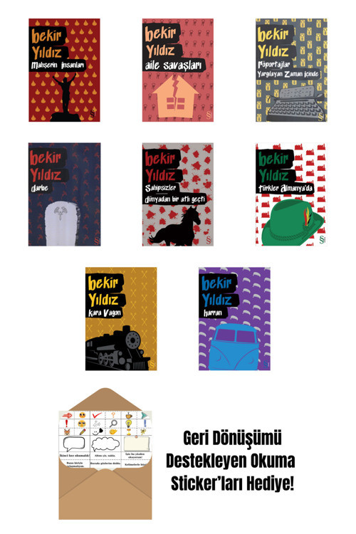 Everest Yayınları Bekir Yıldız 8 Kitap Set + Okuma Sticker'Ları