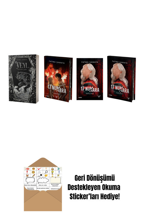 Artemis Yayınları Fatma Şamata 4 Kitap Set + Okuma Sticker'Ları