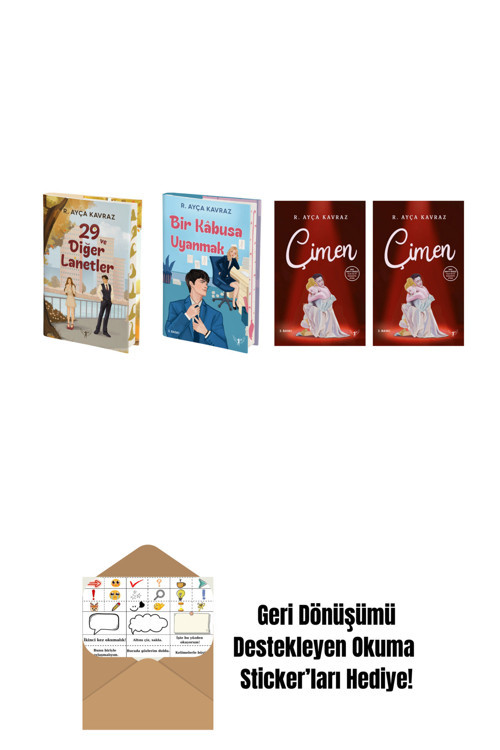 Artemis Yayınları R. Ayça Kavraz 4 Kitap Set + Okuma Sticker'Ları