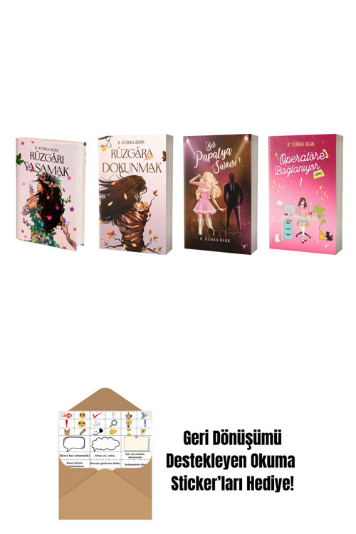 Artemis Yayınları K. Kübra Berk 4 Kitap Set + Okuma Sticker'Ları