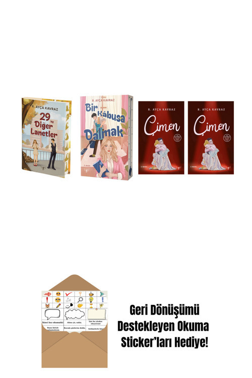 Artemis Yayınları R. Ayça Kavraz 4 Kitap Set + Okuma Sticker'Ları