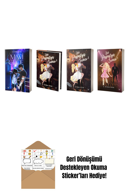 Artemis Yayınları K. Kübra Berk 4 Kitap Set + Okuma Sticker'Ları