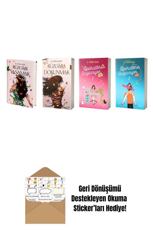 Artemis Yayınları K. Kübra Berk 4 Kitap Set + Okuma Sticker'Ları