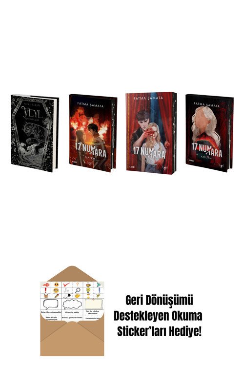 Artemis Yayınları Fatma Şamata 4 Kitap Set + Okuma Sticker'Ları
