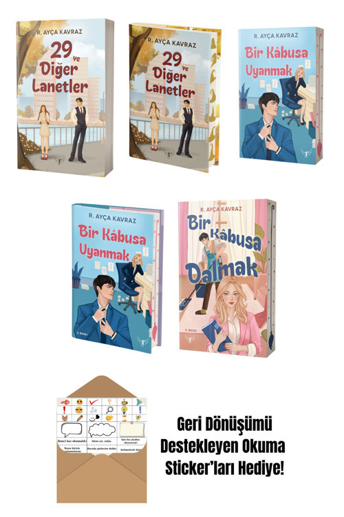 Artemis Yayınları R. Ayça Kavraz 5 Kitap Set + Okuma Sticker'Ları