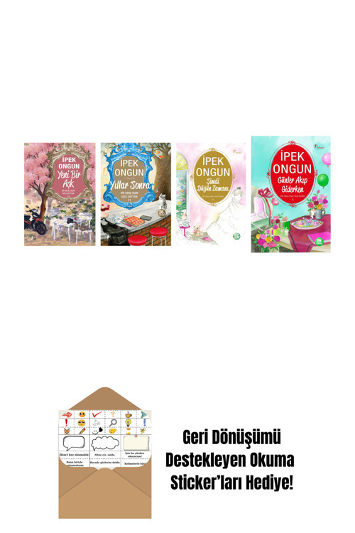 Artemis Yayınları İpek Ongun 4 Kitap Set + Okuma Sticker'Ları