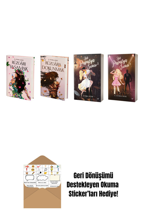 Artemis Yayınları K. Kübra Berk 4 Kitap Set + Okuma Sticker'Ları