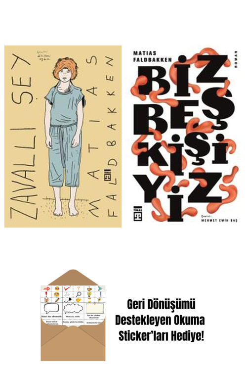 Timaş Yayınları Matias Faldbakken 2 Kitap Seti + Okuma Sticker'Ları