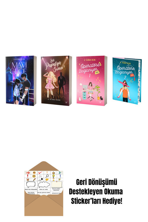 Artemis Yayınları K. Kübra Berk 4 Kitap Set + Okuma Sticker'Ları